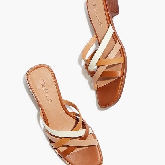 Madewell Shoes - MadeWell Item MC685
The Melanie Mule Sandal in Colorblock Vachetta Leather